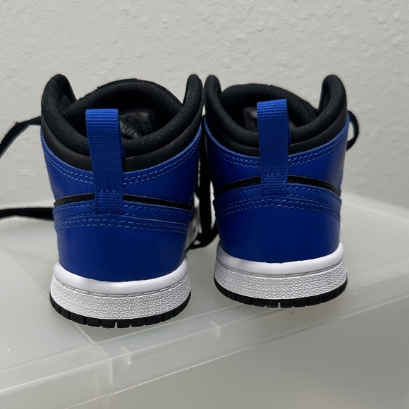Nike Jordans - Kids Black and Blue Sneakers - Picture 3 of 6